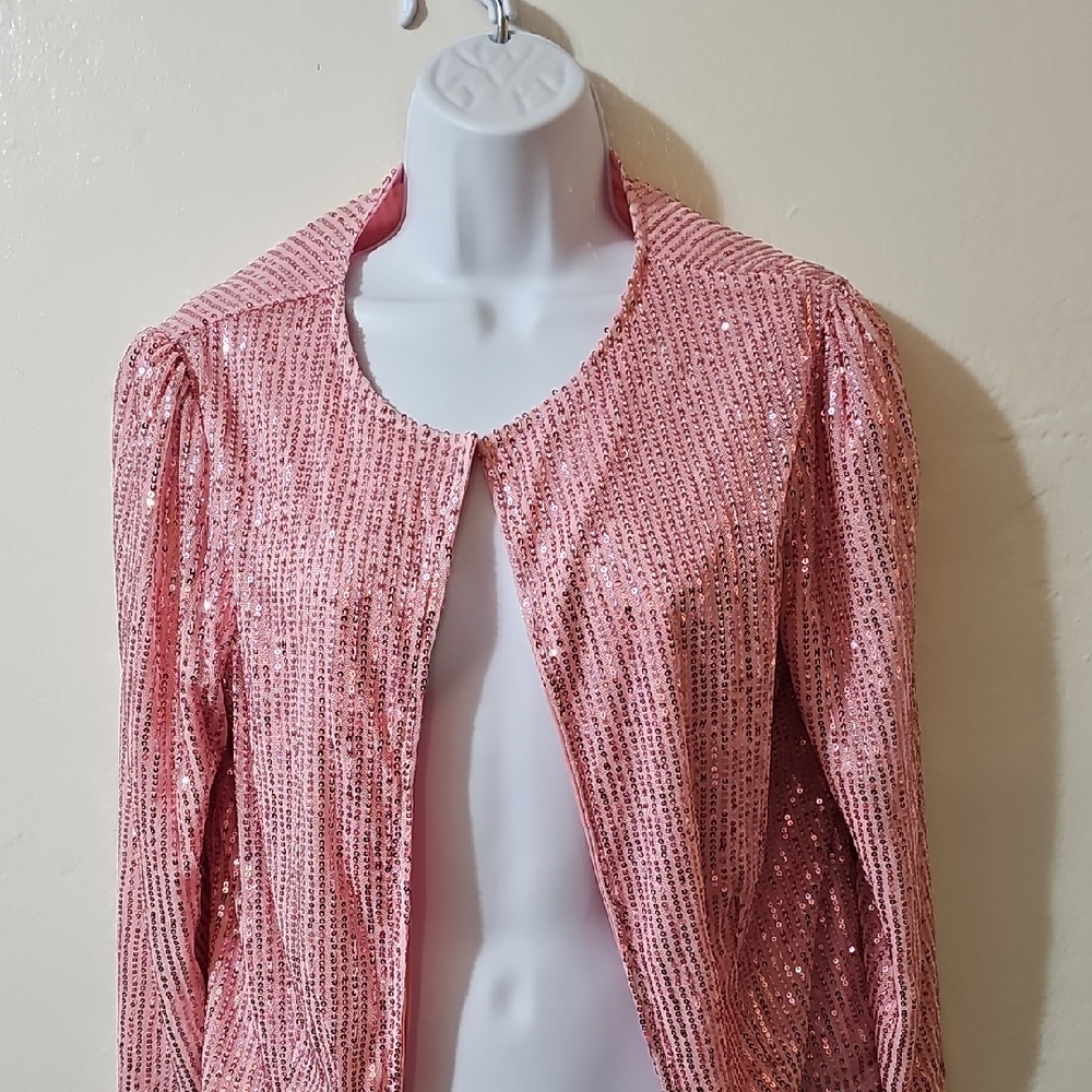 Pink Sequin Women's Jacket